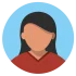female woman user people avatar white tone icon 159354